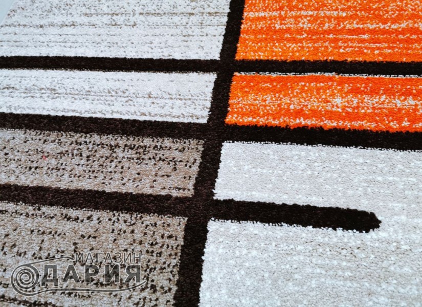 Тъкан килим MAGNOLIA 704 d.beige/orange